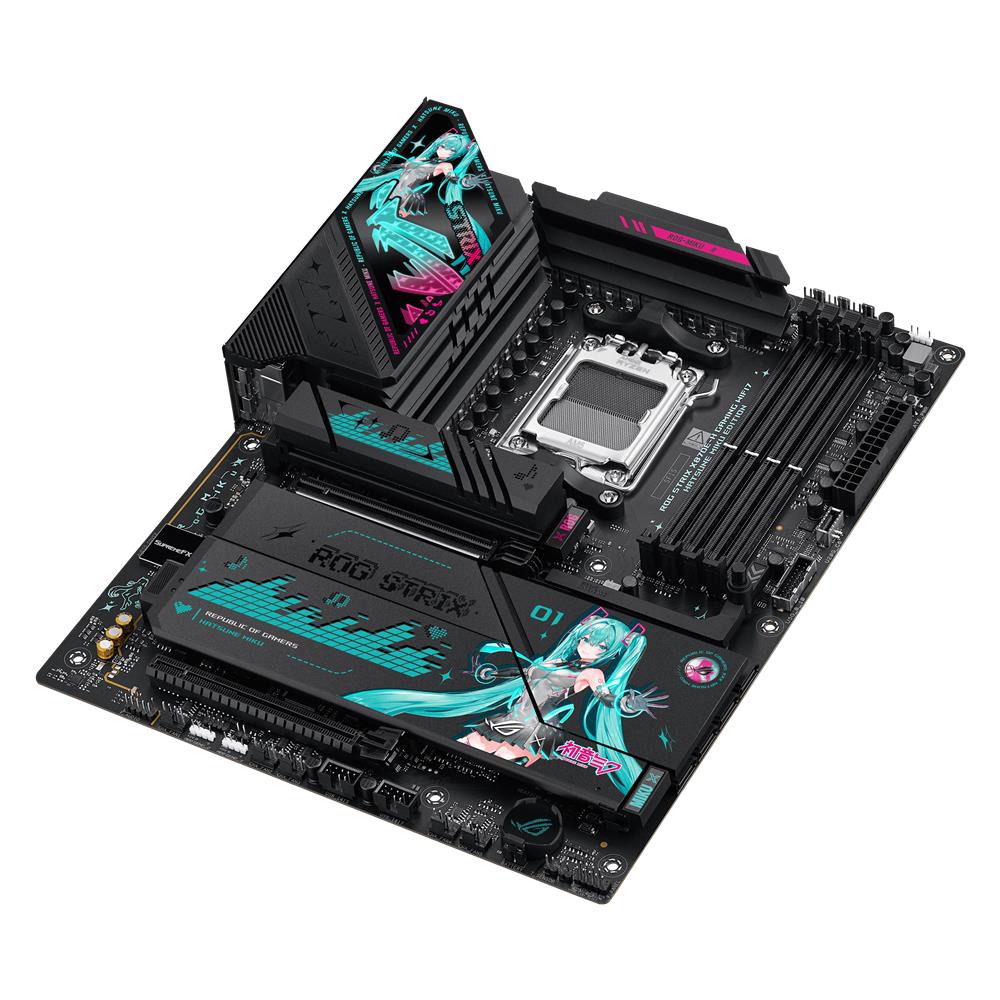 ASUS ROG Strix X870E-H Gaming WiFi7 Hatsune Miku Edition Mainboard AM5 ATX DDR5