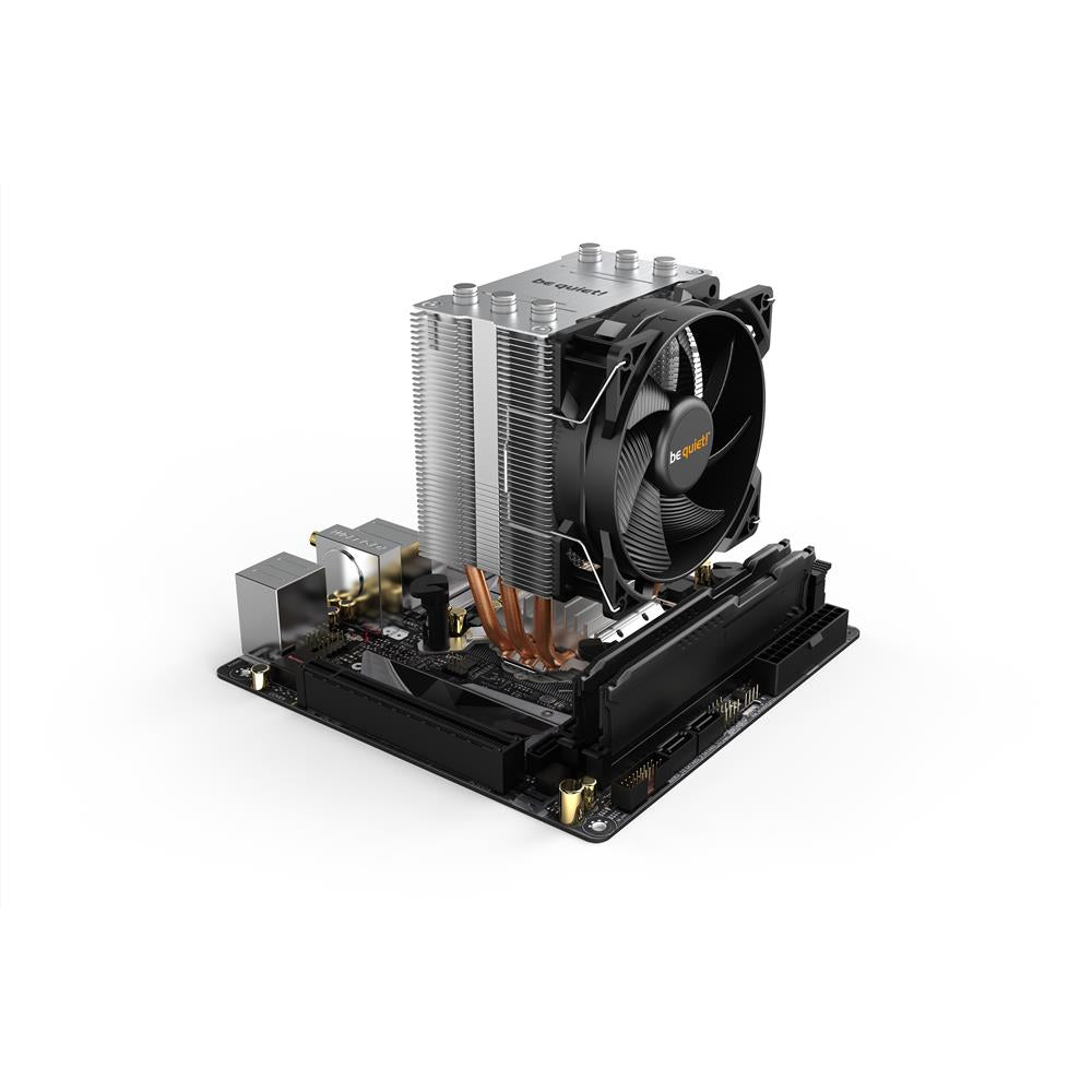 be quiet! Pure Rock Slim 2 PC Prozessorkühler leise und kompakt CPU-Kühler für enge PC-Gehäuse