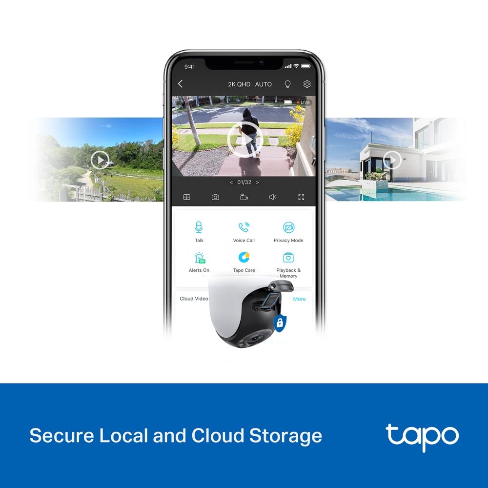 TP-Link Tapo C520WS Outdoor WLAN Kamera 2K schwenkbar neigbar IP66 Nachtsicht