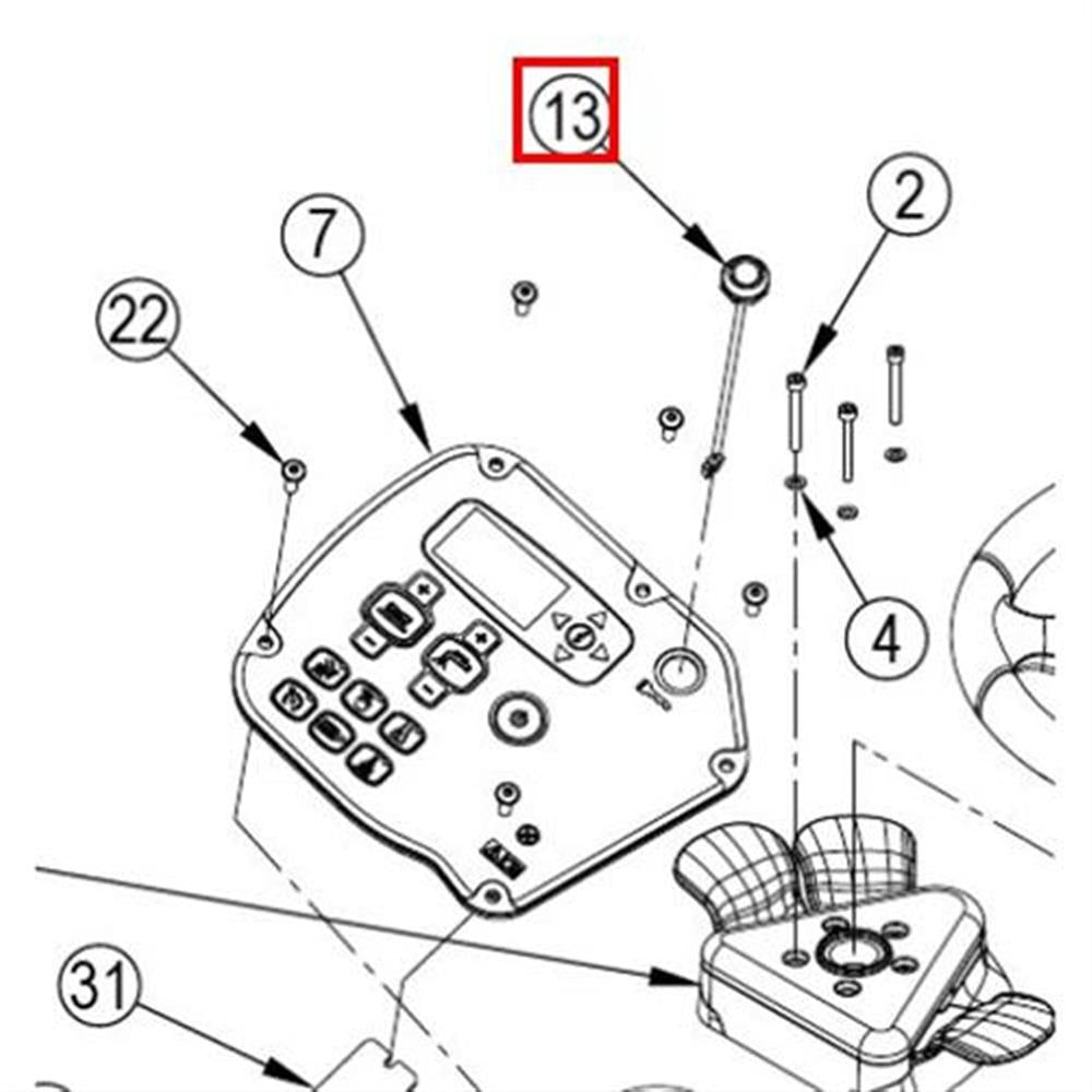 Nilfisk Original 56116477 Ibutton Probe Drücker