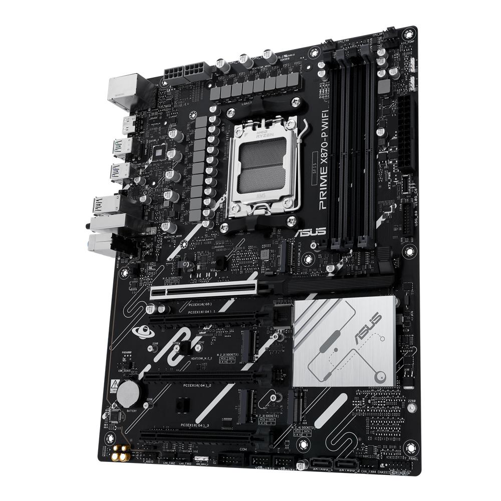 ASUS PRIME X870-P WIFI Mainboard AM5 ATX DDR5 PCIe 5.0 WiFi 7 USB-C 40Gbps