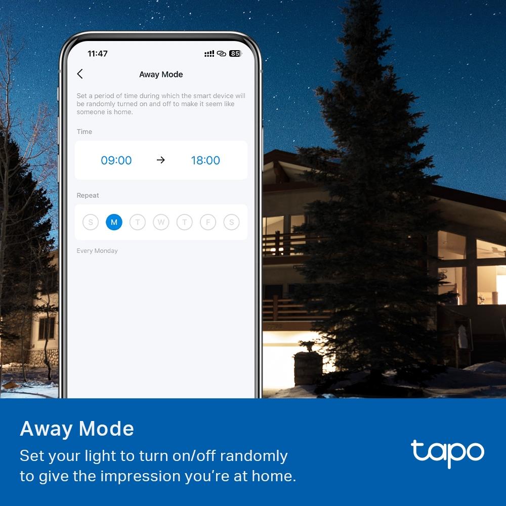 TP-Link Tapo L520E Smart WLAN Lampe E27 dimmbar 4000K App Steuerung