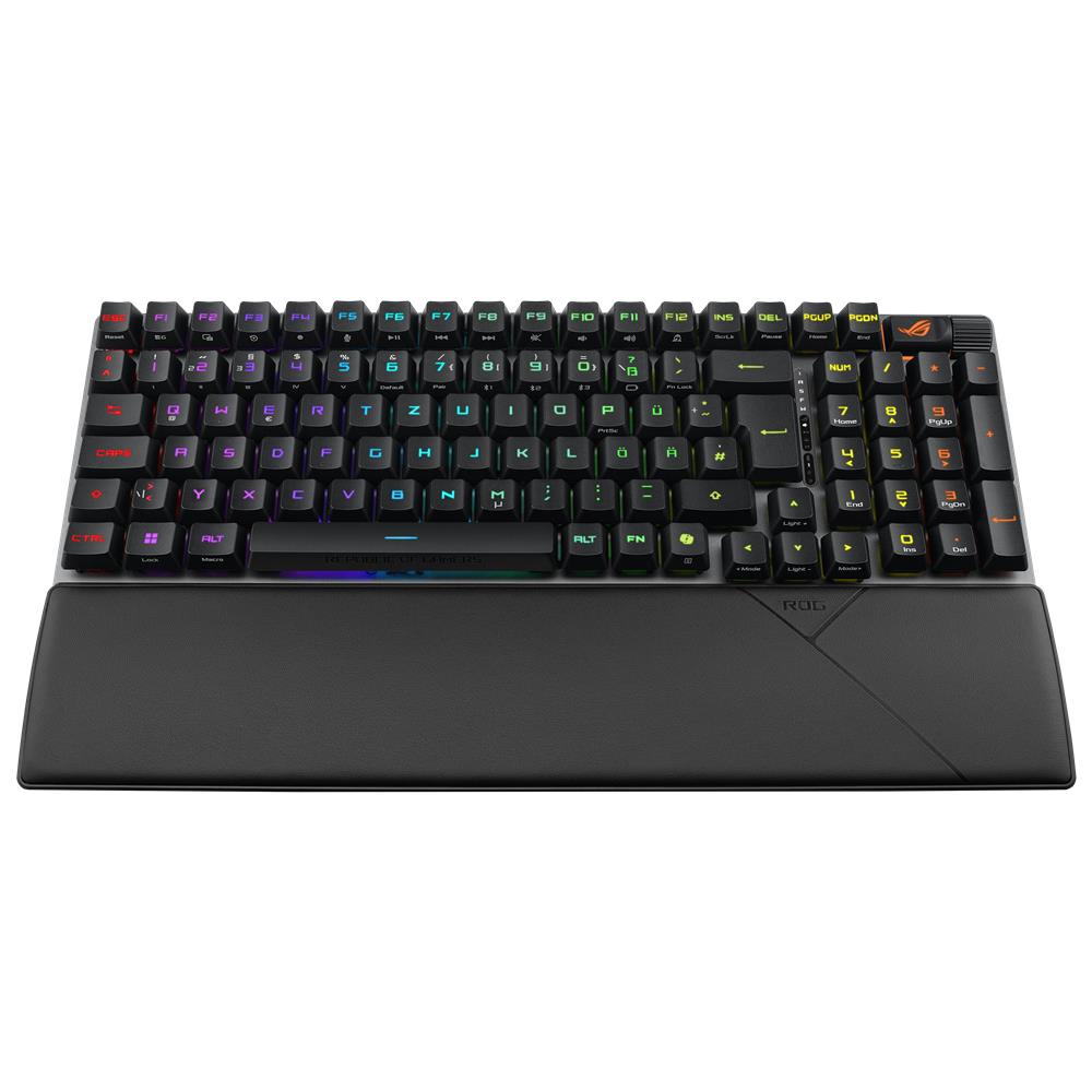 ASUS ROG Strix Scope II 96 RX Wireless Gaming-Tastatur – Tri-Mode, RGB, 96%-Layout