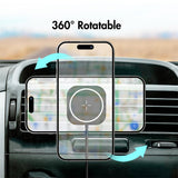 LogiLink Magnetische Kfz Smartphone Halterung mit kabellosem Laden