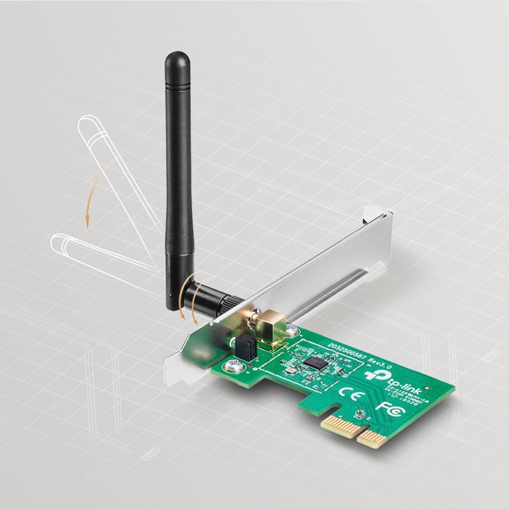 TP-Link TL-WN781ND 150Mbit/s-WLAN-PCI-Express-Adapter PCI-Netzwerkkarte