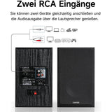 Edifier R990BT kompaktes 2.0 Aktiv-Lautsprechersystem mit Bluetooth 5.4, Schwarz