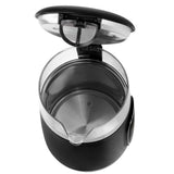 Adler AD 1305 Glas-Wasserkocher mit Temperaturregelung, LED-Anzeige, 1,7 L, 2200 W