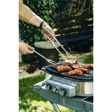 Adler AD 6730 Barbecue-Besteck-Set mit Tasche, Grillbesteck mit Spatel, Fleischgabel und Grillzange