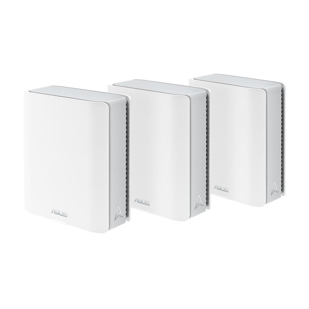 ASUS ZenWiFi BT8 Tri‑Band WiFi 7 Mesh Router 3er Set mit 6 GHz, 14 Gbit/s und 2,5G Ports