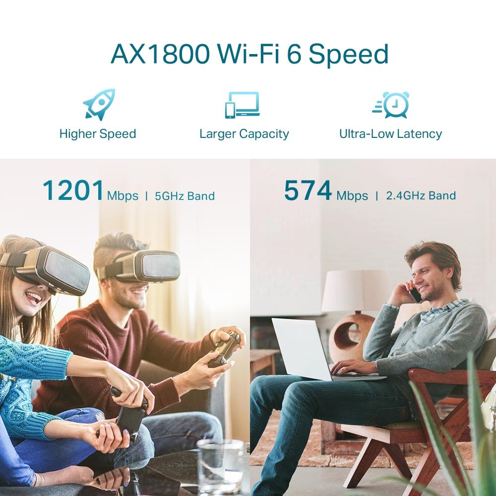 TP-Link RE605X AX1800 WiFi 6 WLAN-Repeater auch als Dualband-Accesspoint