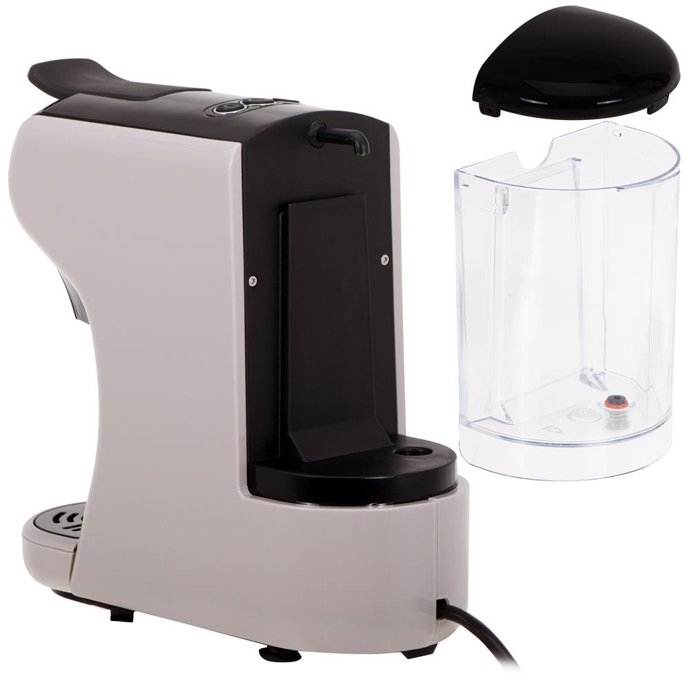 Camry CR 4414bm Multi-Kapsel-Espressomaschine, 19 bar Kaffeemaschine für Kapseln, Pads und gemahlenen Kaffee, kompakt fürs Büro und Zuhause, Mocca/Schwarz