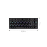 ENDORFY Thock TKL Wireless Tastatur DE Layout Kailh Box Brown Schwarz ARGB