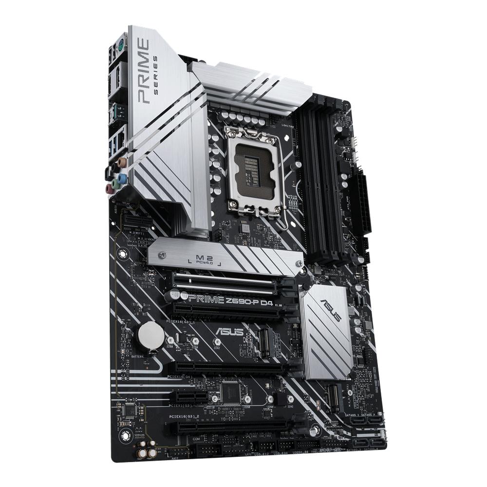 ASUS Prime Z690-P D4 CSM Mainboard Sockel Intel LGA 1700 ATX PCIe 5.0 M.2 DDR4 Thunderbolt 4 Aura Sync