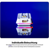 ENDORFY Maus Ladestation Mouse Dock Kompatibel LIV Wireless Gaming Maus, RGB, Weiß