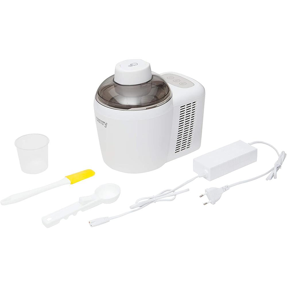 Camry CR 4481 Mini Eismaschine Sorbet Frozen Yoghurt weiß