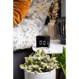 Camry Wecker CR 1150b digital schwarz LED Anzeige beleuchtet Datum Uhr Temperatur USB Batterie Thermometer