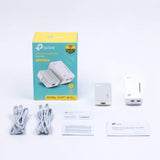 TP-Link TL-WPA4220 KIT AV600 300Mbps WLAN WiFi 600Mbps Powerline Adapter weiß