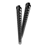 GENIE Spiralbinderücken Plastikbinderücken DIN A4 10 mm, schwarz, 25 Stk.