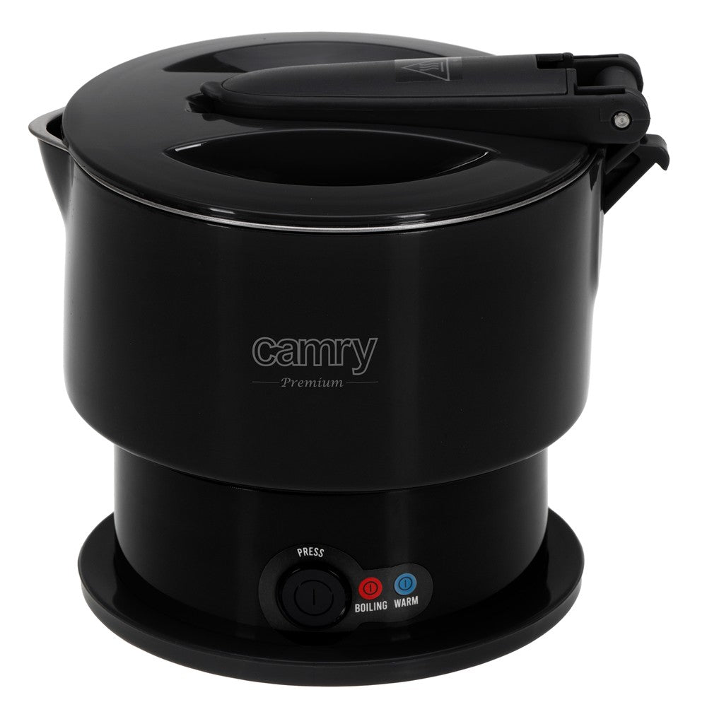 Camry CR 1378 Reisewasserkocher 0,6 L Wasserkocher Schwarz abnehmbares Netzkabel