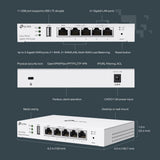 TP-Link Festa FR205 Gigabit VPN Router Multi WAN 5 Ports USB Cloud Management