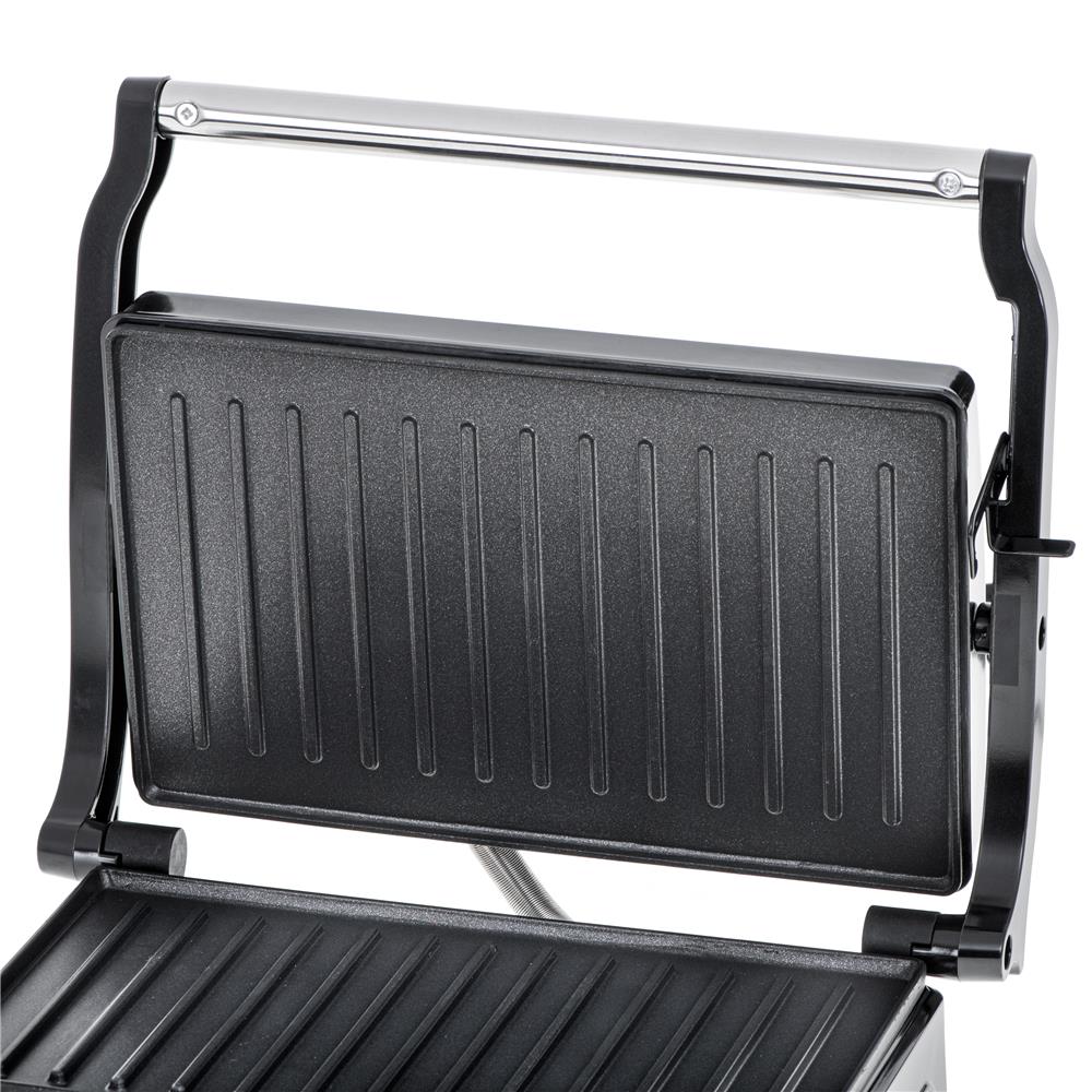 Adler AD 3052 Elektrogrill 1200 Watt Elektrischer Grill Sandwichmaker Grillplatten Kontaktgrill