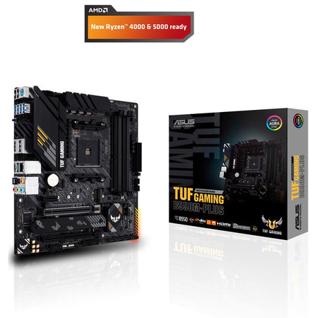 ASUS TUF Gaming B550M-Plus Gaming Mainboard Sockel AM4 micro ATX Ryzen PCIe 4.0 M.2 2Gbit/s Ethernet