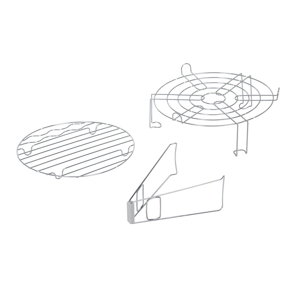 Adler AD 6304 Heißluftofen Weiß 1400 Watt Frittieren ohne Fett Braten Kochen Dampfgaren