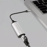 LogiLink USB-C zu RJ45 5G Ethernet Adapter – Aluminium, 5 Gbit/s, Full Duplex