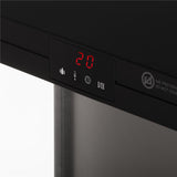 Adler AD 7755 Elektrokamin Schwarz mit 3D Flamme einstellbare Temperatur