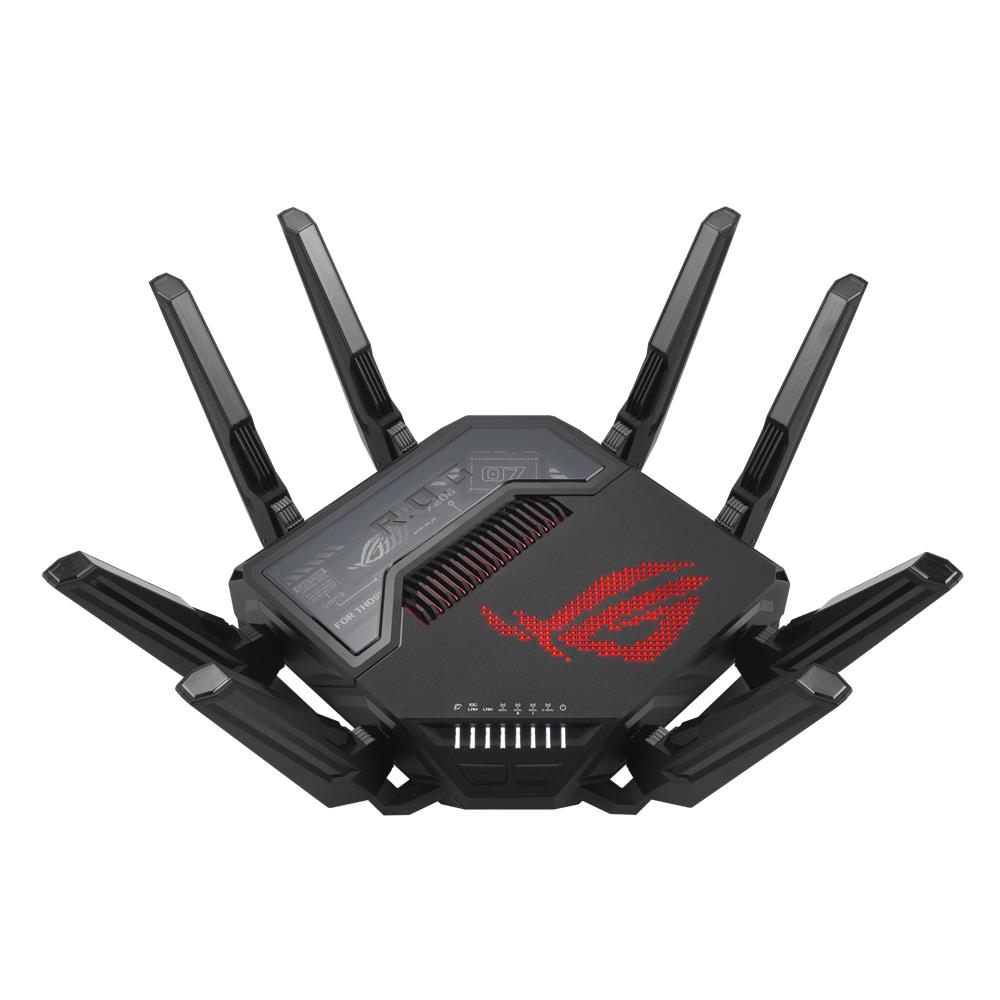 ASUS ROG Rapture GT-BE98 Quad-Band WiFi 7 Gaming Router (320MHz Bandbreite, duale 10G Ports, VPN)