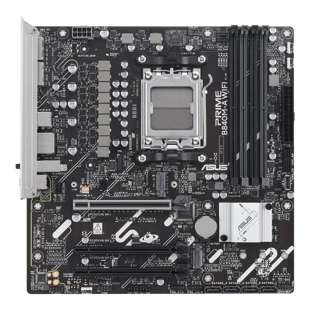 ASUS PRIME B840M-A WIFI Mainboard AM5 mATX DDR5 PCIe 4.0 WiFi 6E