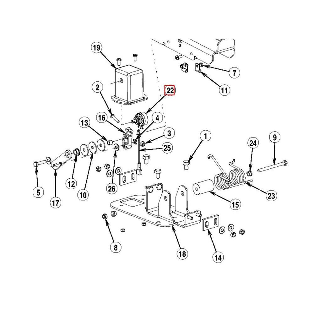 Nilfisk Original 56454740 Potentiometer 5K