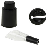 Camry CR 4510 elektrisches Weinöffner-Set mit Folienschneider, Vakuumstopfen und Ausgießer