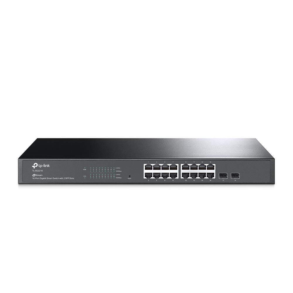 TP-Link TL-SG2218 JetStream 16-Port Gigabit Smart Switch mit 2 SFP-Slots