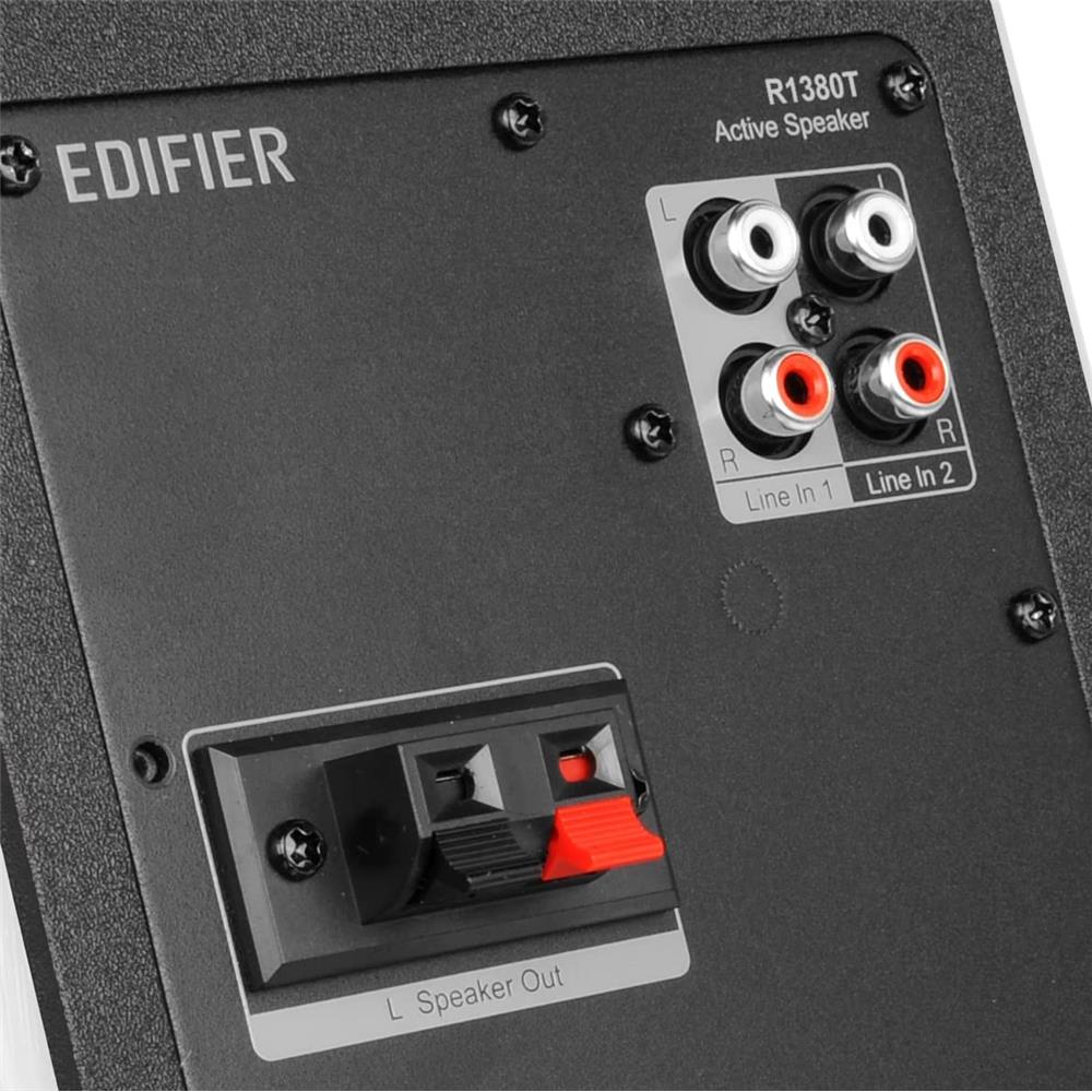 Edifier Studio R1380T 2.0 Regallautsprechersytem (42 Watt) im Echtholzgehäuse (MDF), Weiß