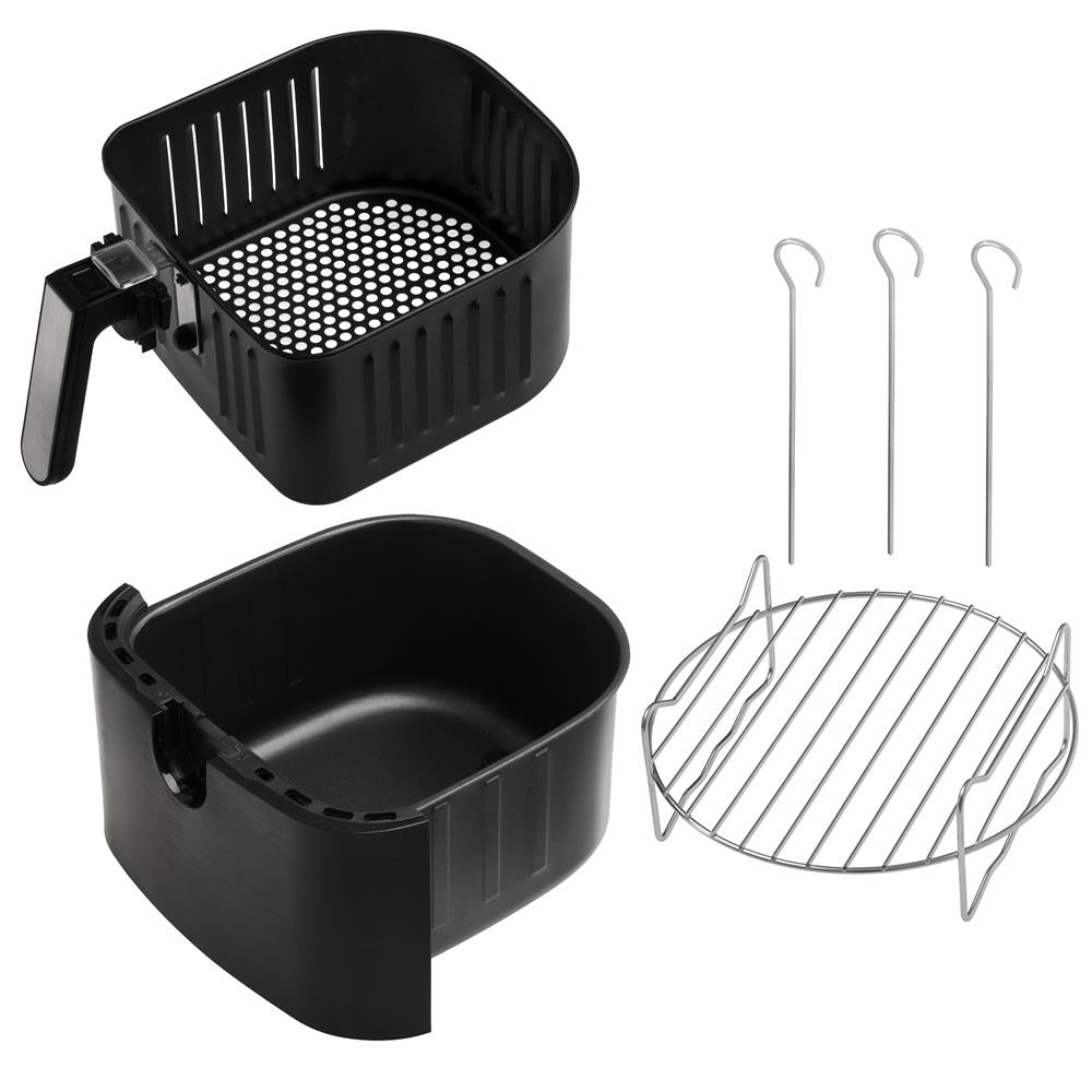 Adler AD 6317 Heißluftfritteuse 5,5L schwarz – Gesund frittieren ohne Öl