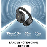 Edifier WH700NB Pro – Premium Kabellose Over-Ear Kopfhörer mit aktiver Geräuschunterdrückung, Schwarz