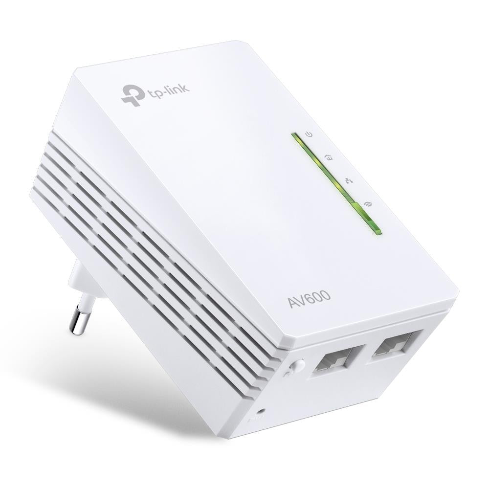 TP-Link TL-WPA4220 AV600 WLAN N300 WiFi max. 600Mbit/s Powerline max. 300Mbit/s WLAN 2,4GHz weiß