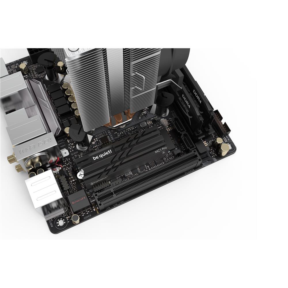 be quiet! MC1 PRO M.2 SSD-Kühler Kühlkörper für einseitig und beidseitig bestückte M.2 2280 Module