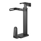 LogiLink PC-Tower-Halterung bis 20 kg, einstellbar, Untertisch-/Wandmontage, Schwarz