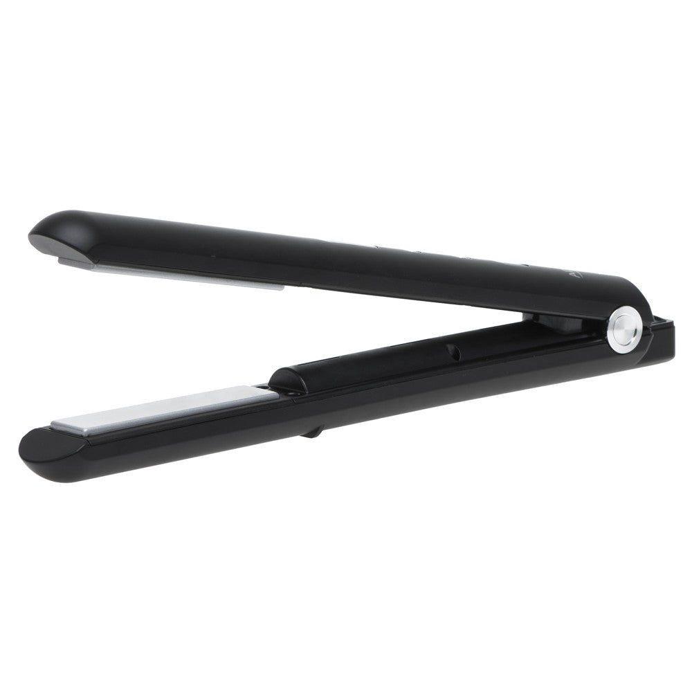 Adler AD 2327b Akku Glätteisen kabellos, USB-C Reise-Haarglätter mit Keramikplatten, LED-Display, 3 Temperaturstufen, Aufbewahrungsbeutel, Schwarz