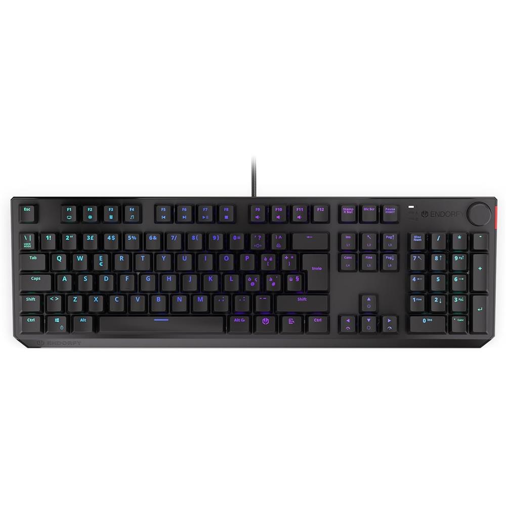 ENDORFY EY5G009 - Mechanische Tastatur (IT-Layout), Thock IT Brown, Full Size