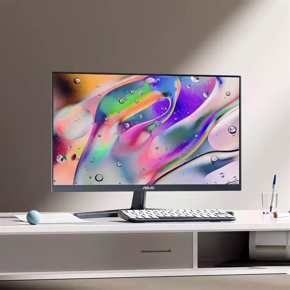 ASUS Eye Care VU249CFE‑P 24 Zoll Full HD IPS Monitor 100Hz USB‑C 15W – Rose Clay (Pink)