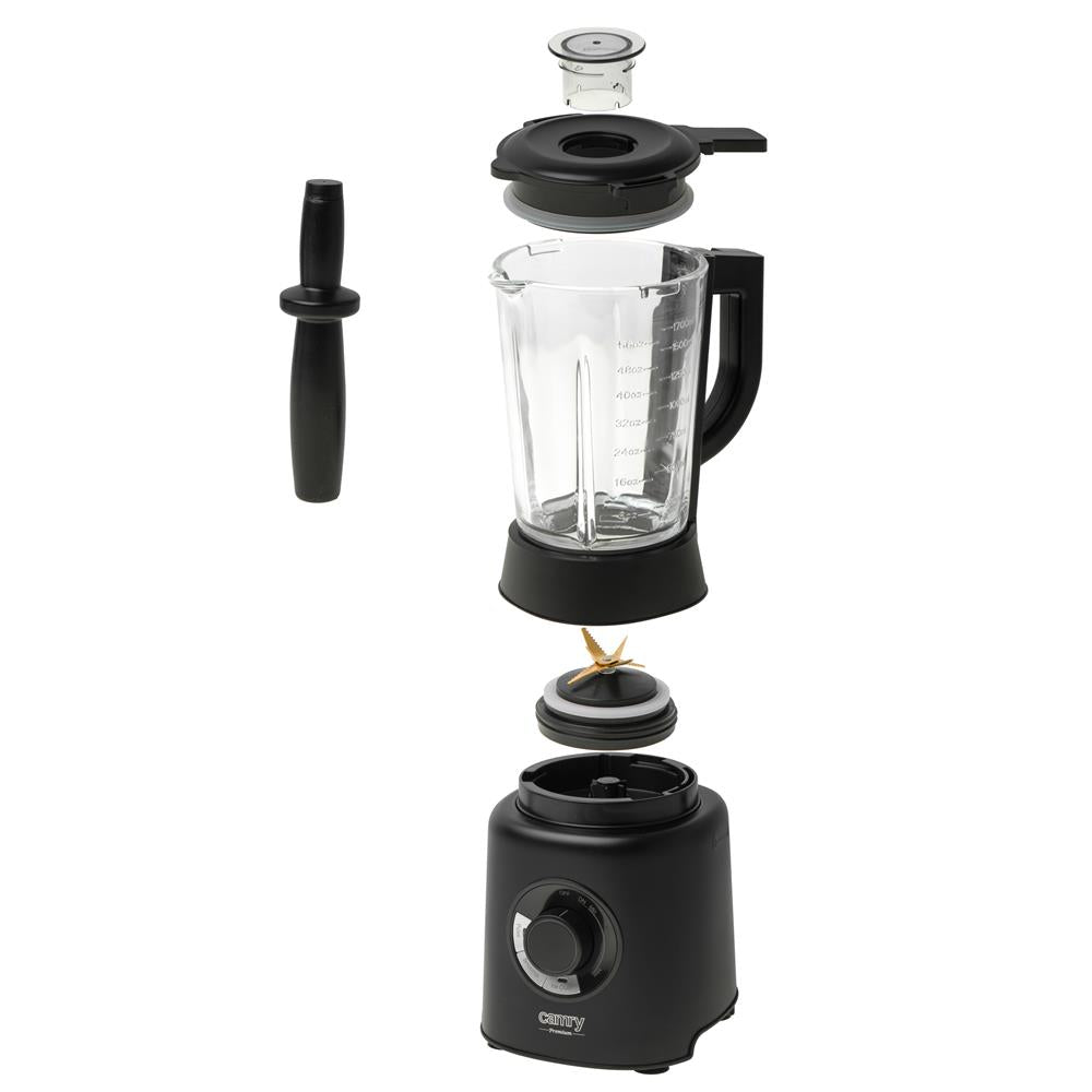 Camry CR 4089 Standmixer 1,7L Glasbehälter – 2000W Power & Titanium-Klingen
