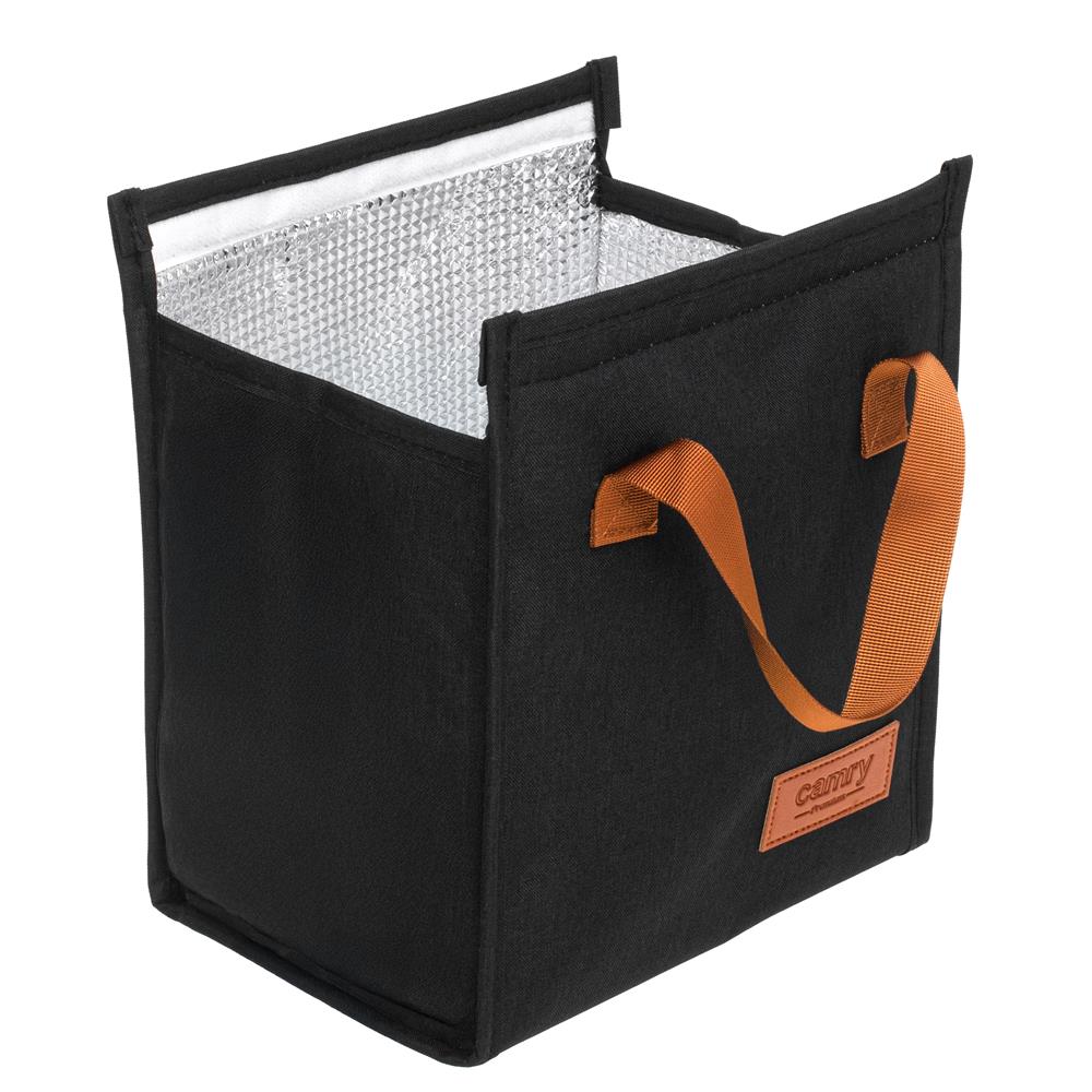 Camry CR 4524 Kühltasche 5L – kompakte Thermotasche für Lunch & Picknick, dunkelgrau