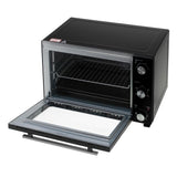 Adler AD 6025 Elektrobackofen 35 L mit Ober Unterhitze Umluft und Drehspieß Schwarz