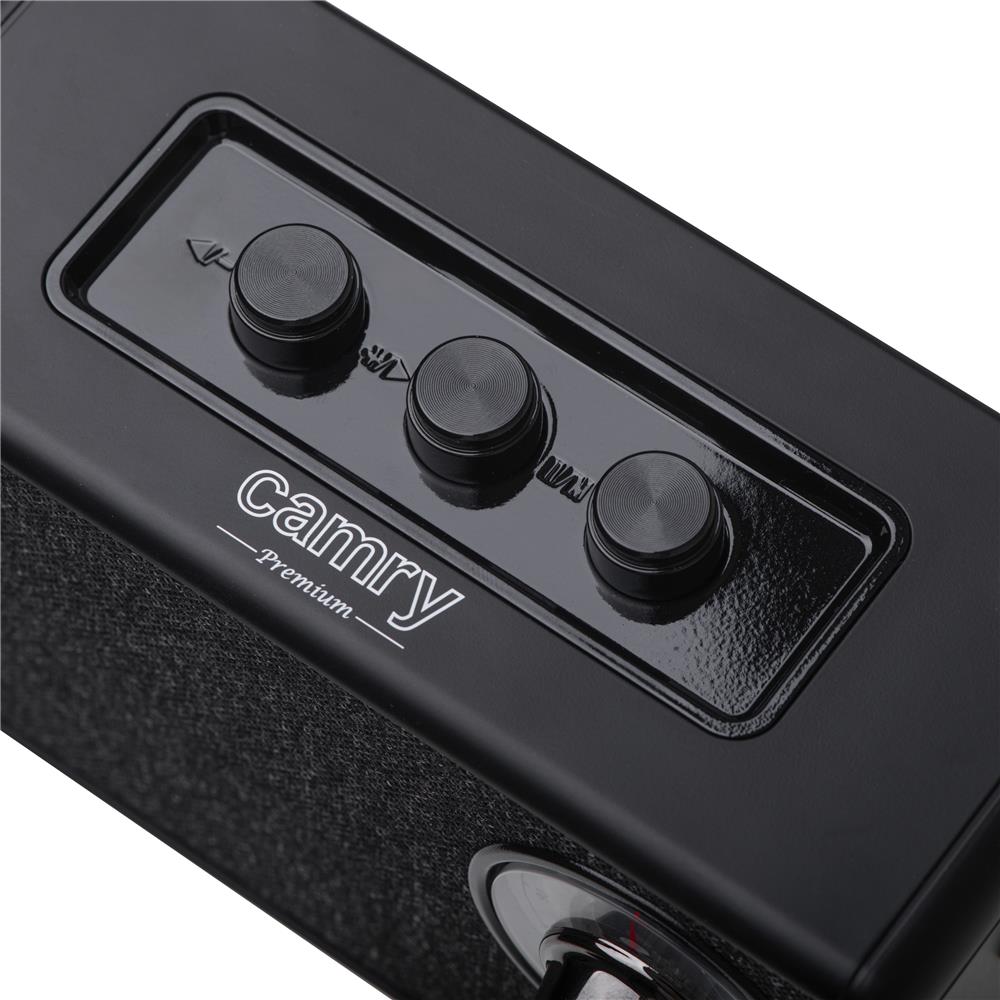 Camry CR 1902 FM Radio mit Bluetooth tragbares Küchenradio USB AUX schwarz