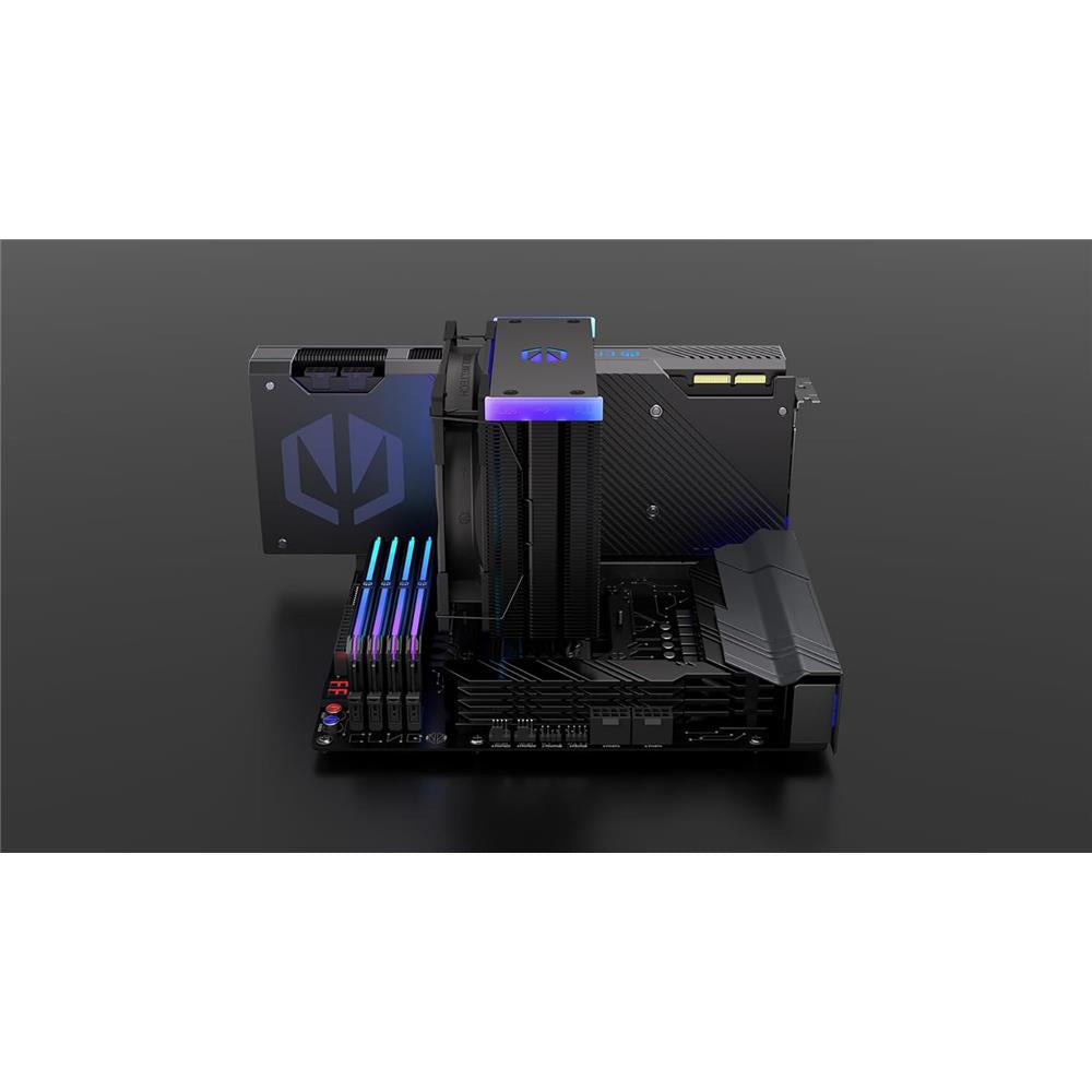 ENDORFY Fera 5 Black ARGB CPU-Kühler, Beleuchtet, inklusive Wärmeleitpaste | EY3A012
