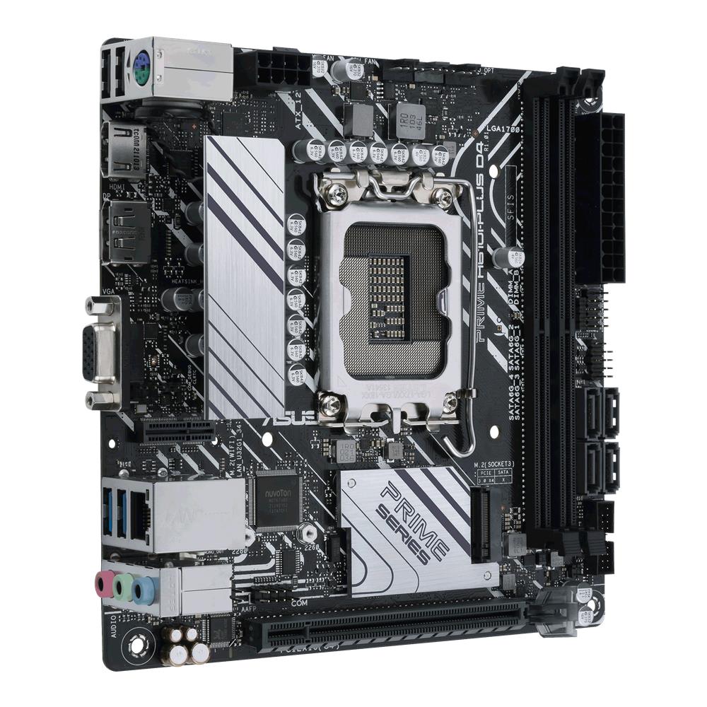 ASUS PRIME H610I-PLUS D4-CSM Mainboard Sockel Intel LGA 1700 Mini-ITX DDR4 PCIe 4.0 M.2 1Gb Ethernet