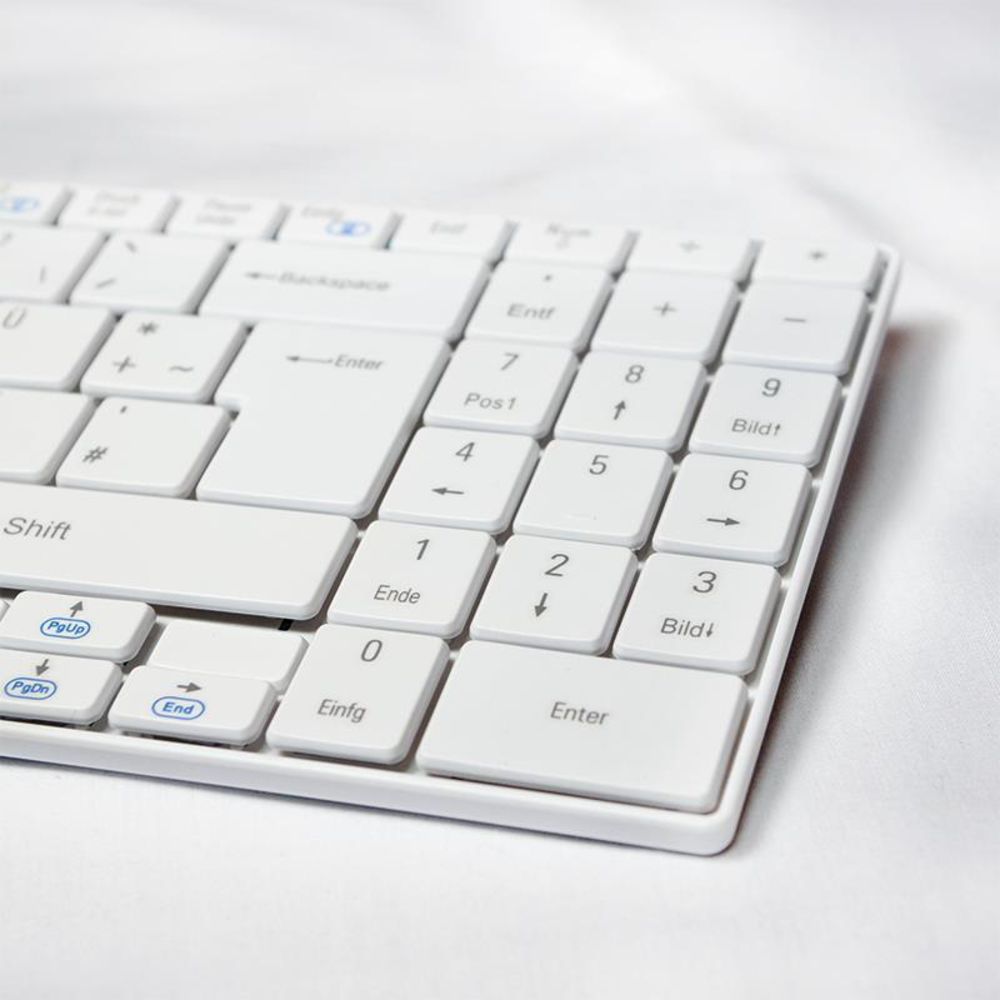 LogiLink Wireless Tastatur & Maus Set mit Autolink Funktion 2.4 GHz Funk kompakt flach slim